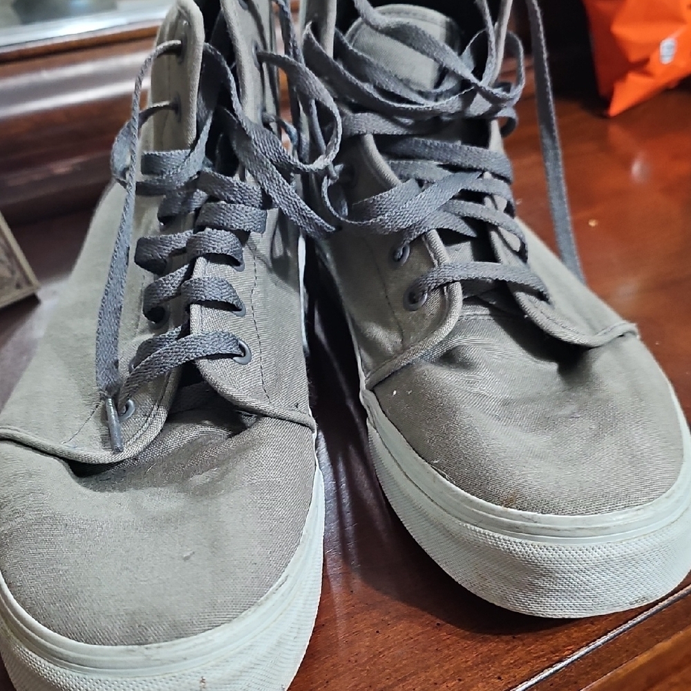 Vans Gray High-Top Sneakers